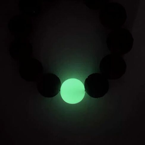 Pixiu Feng Shui Wealth Bracelet for Men Women Handmade Wood Adjustable Good Luck Prosperity Jewelry with Glow in Dark Bead Spiritual Protection Gift in Saudi Arabia