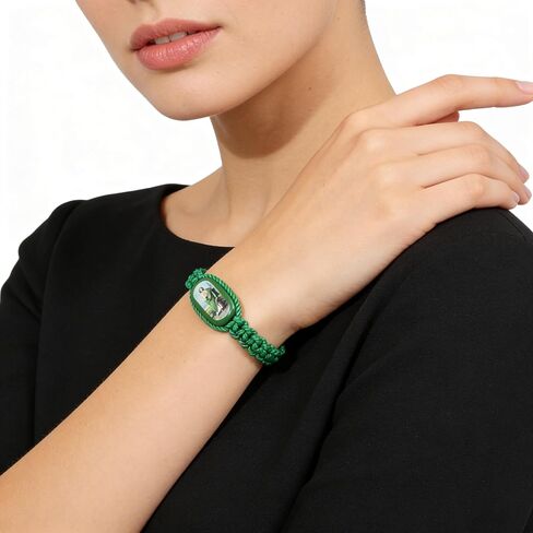 6Pcs St. Jude Beaded Bracelet Set – Made of Alloy and Nylon String, Adjustable Size, Ideal Gift for First Communion and Christmas in Saudi Arabia