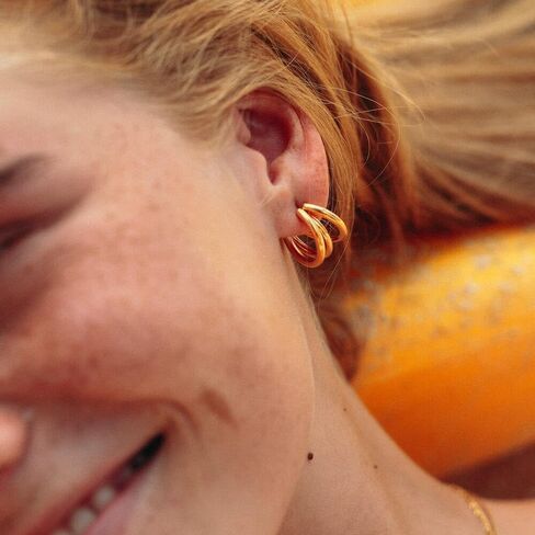 PURELEI® Eono Earrings – Women's Earrings Made from Durable Stainless Steel – Waterproof Women's Earrings – 2 cm Diameter – Fashion Jewelry for Your Individual Look in Saudi Arabia