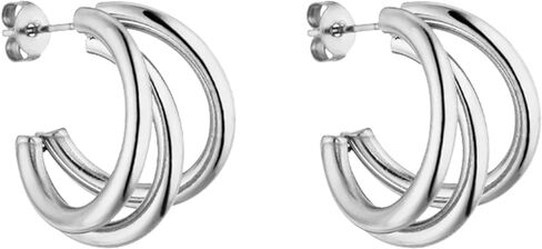 PURELEI® Eono Earrings – Women's Earrings Made from Durable Stainless Steel – Waterproof Women's Earrings – 2 cm Diameter – Fashion Jewelry for Your Individual Look in Saudi Arabia