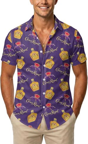 99TIMORO Fathers Tropical Button Down Short Sleeve Top, Culture Character Hawaiian Shirt for Men, Summer Beach Gifts in Saudi Arabia