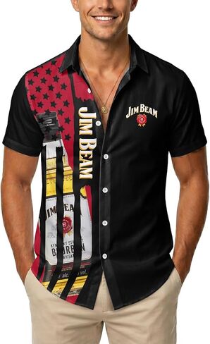 99TIMORO Fathers Tropical Button Down Short Sleeve Top, Culture Character Hawaiian Shirt for Men, Summer Beach Gifts in Saudi Arabia
