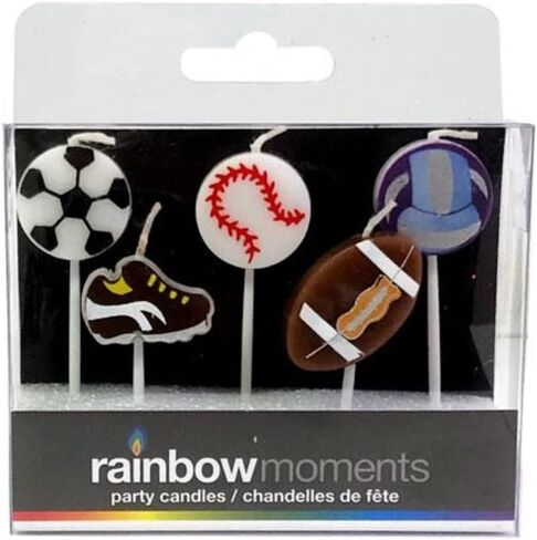 Sports Shape Candles - Pack of 5 in Saudi Arabia