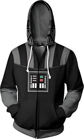 Stormtrooper Costume Hoodie TK Trooper Cosplay Jacket Coat Darth Vader Adult Men Women Halloween Suit Sweatshirt in Saudi Arabia