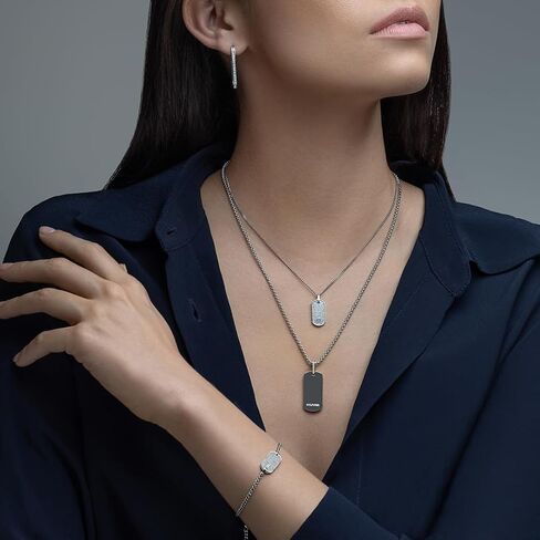 Tommy Hilfiger Women's Jewelry - Stainless Steel Chain Bracelet with Crystals and Lobster Closure - Adjustable/Self Sizing - Perfect for Layering - Classic Jewelry for Everyday Wear - Gift for Her in Kuwait