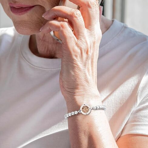 Retirement Gifts for Women - Compass Bracelets, Beaded Bracelet for Coworker Leaving Farewell Going Away Goodbye & to Friends Her Woman Manager Boss Employee Teacher Nurses Chritmas Gifts in Saudi Arabia