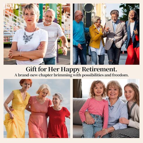 Retirement Gifts for Women - Compass Bracelets, Beaded Bracelet for Coworker Leaving Farewell Going Away Goodbye & to Friends Her Woman Manager Boss Employee Teacher Nurses Chritmas Gifts in Saudi Arabia