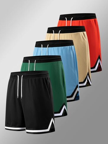 Men's Breathable Loose-Fit Sport Shorts, Comfortable & Machine Washable in Kuwait