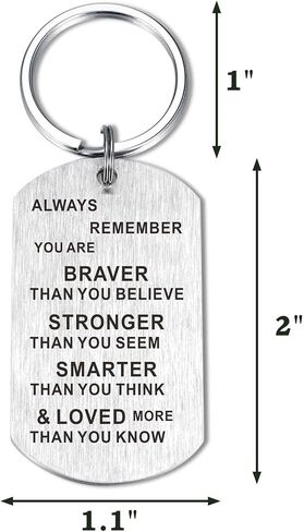 Kisseason Fashion Lion Keychain Lion Gift Lover Key chain Fans Dog Tag Stuff Inspiratinal Gift for Women Men in Saudi Arabia
