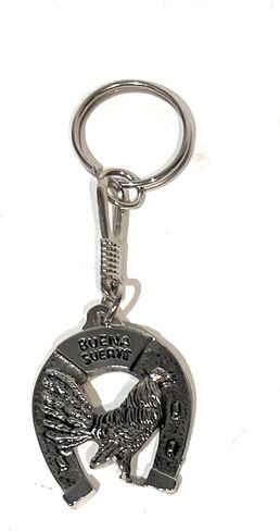 El Charro Western Cowboy Rodeo Rooster Horse Shoe Keychain Novelty Collectible, Llavero Gallo in Saudi Arabia