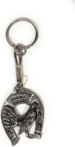 El Charro Western Cowboy Rodeo Rooster Horse Shoe Keychain Novelty Collectible, Llavero Gallo in Saudi Arabia