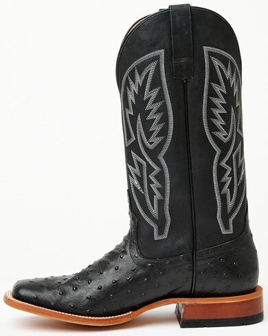 Horse Power Men's Men'S Boot Barn Ostrich Print Tall Western Broad Square - HP1204 10 1/2 D(M) US in Saudi Arabia