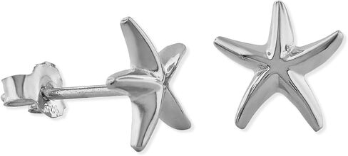 Sterling Silver Starfish Stud Earrings XS in Kuwait