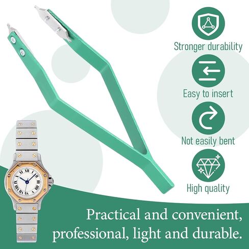 Spring Bar Tweezers, V-Shaped Fork Tip Tool Kit for Watch Strap Removal, Watch Spring Bar Tool, Bracelet Repair and Adjustment in Saudi Arabia