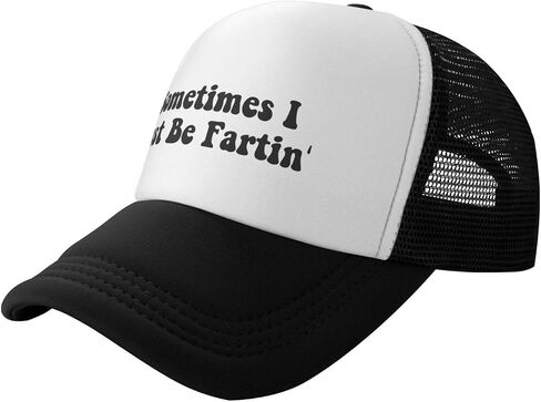 Sometimes I Just Be Fartin' Hat Funny Trucker Hats Adult Adjustable Baseball Caps Humorous Gift for Men and Women Black in Saudi Arabia