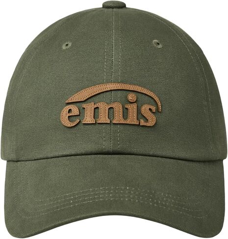 Oxford Baseball Cap Logo Adjustable Unisex Casual Streetwear Hat Khaki in Saudi Arabia