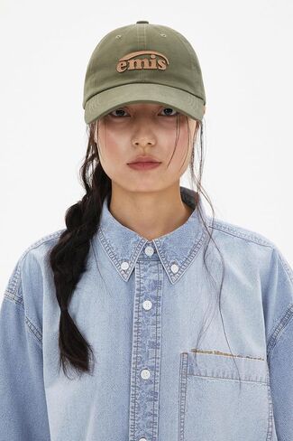 Oxford Baseball Cap Logo Adjustable Unisex Casual Streetwear Hat Khaki in Saudi Arabia