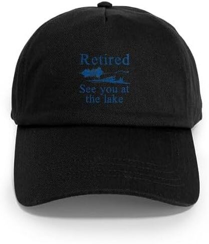 CafePress Retired See You at The Lake Cap Adjustable Baseball Cap in Kuwait