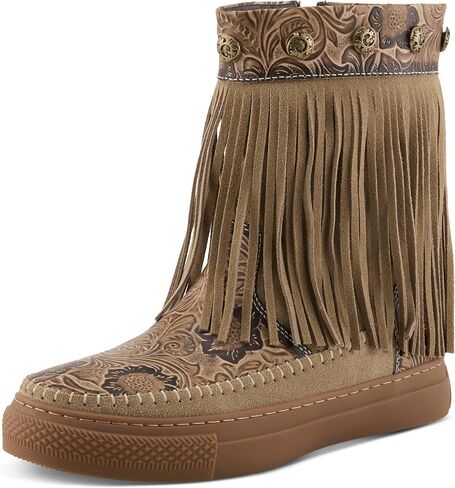 Spring Step L'Artiste Women's Fringely Booties in Kuwait