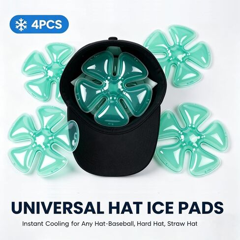 2 PCS Ice Pack for Hard Hat, Reusable Cooling Gel Ice Packs for Hats, Helmet Ice Packs Cool Down Cold Pack in Saudi Arabia