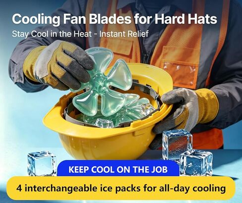 2 PCS Ice Pack for Hard Hat, Reusable Cooling Gel Ice Packs for Hats, Helmet Ice Packs Cool Down Cold Pack in Saudi Arabia