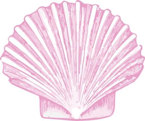 CafePress Scallop Seashell في ظلال قبعة بيسبول وردية قابلة للتعديل in Kuwait