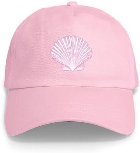 CafePress Scallop Seashell في ظلال قبعة بيسبول وردية قابلة للتعديل in Kuwait