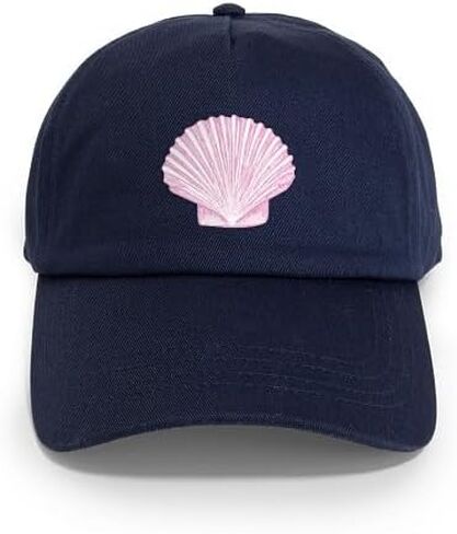 CafePress Scallop Seashell في ظلال قبعة بيسبول وردية قابلة للتعديل in Kuwait