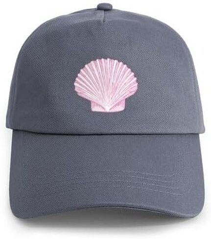 CafePress Scallop Seashell في ظلال قبعة بيسبول وردية قابلة للتعديل in Kuwait