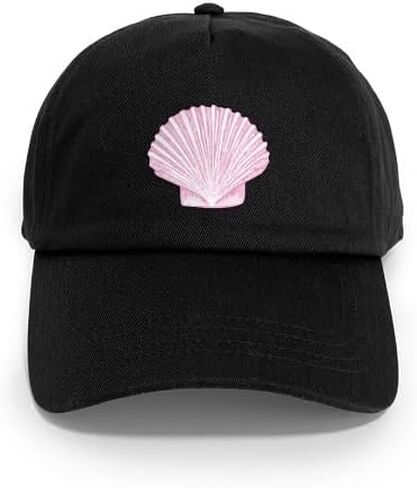 CafePress Scallop Seashell في ظلال قبعة بيسبول وردية قابلة للتعديل in Kuwait