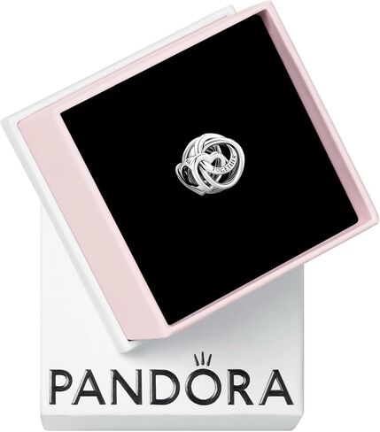 PANDORA Family Always Encircled Heart Charm - Compatible with PANDORA Moments - Stunning Women's Jewelry - Made with Sterling Silver in Kuwait