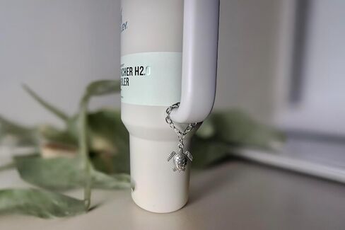 Tumbler Charm - Silver Sea Turtle - Handle Charm - Cup Accessory - Beach Accessory - Ocean Theme - Jewelry - Gift for Women - Gift for Her in Kuwait