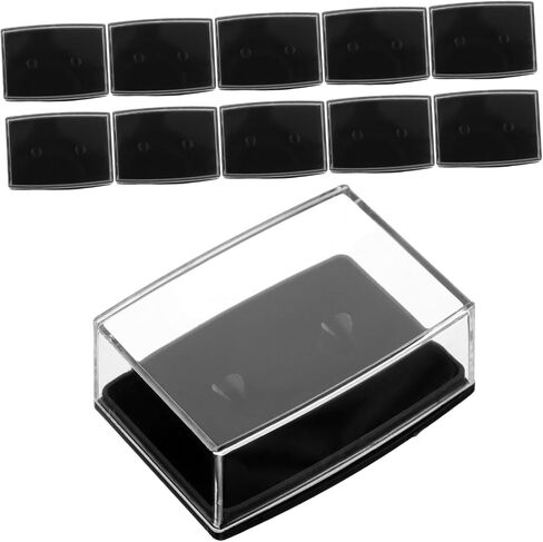 18pcs Jewelry Storage Box Cufflinks Holders Men Ring Organizer for Travel Display Case in Saudi Arabia