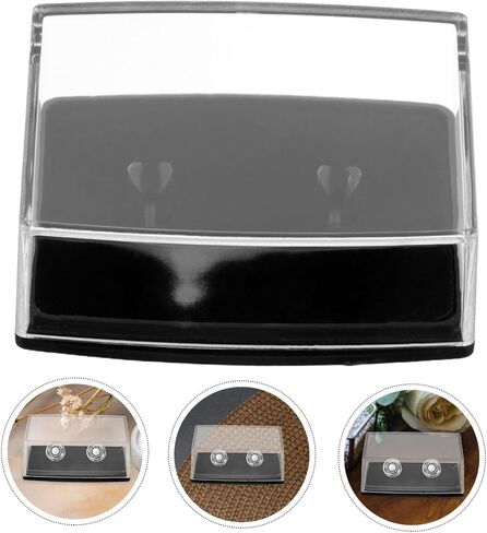 18pcs Jewelry Storage Box Cufflinks Holders Men Ring Organizer for Travel Display Case in Saudi Arabia