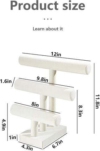 Bracelet Holder Stand,Bracelet Organizer Display for Selling,Bangle Organizer for Women,Watch Storage Holder for Men,Jewelry Business Supplies (Beige) in Saudi Arabia