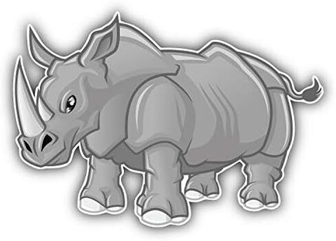 Angry Rhino Round Metal 0.75" Lapel Pin Hat Shirt Pin Tie Tack Pinback in Saudi Arabia