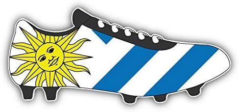 Uruguay Flag Soccer Cleats Round Metal 0.75" Lapel Pin Hat Shirt Pin Tie Tack Pinback in Saudi Arabia