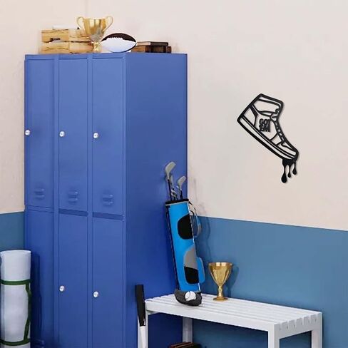 Prmstp Metal Unique Sneaker Wall Decor, Teen And Boy Room Decor, Sports Shoes Signs Wall Art For Home Bedroom Man Cave Sneaker Lovers And Graduation Gifts in Saudi Arabia