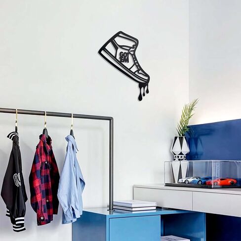 Prmstp Metal Unique Sneaker Wall Decor, Teen And Boy Room Decor, Sports Shoes Signs Wall Art For Home Bedroom Man Cave Sneaker Lovers And Graduation Gifts in Saudi Arabia