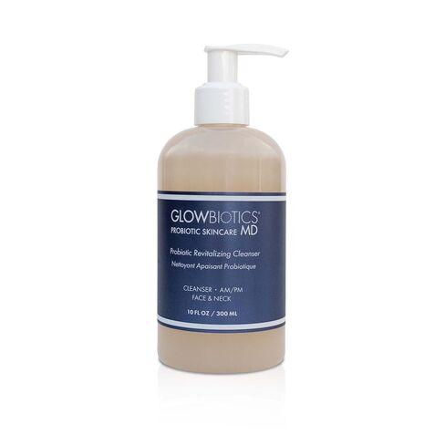 Glowbiotics Probiotic Revitalizing Cleanser - Anti-Aging Face Wash with Peptides - 10 oz - Hydrating Gel for Hormonal, Dry & Mature Skin in Saudi Arabia