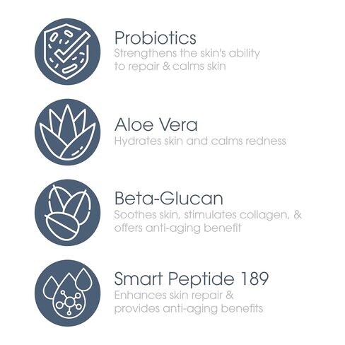 Glowbiotics Probiotic Revitalizing Cleanser - Anti-Aging Face Wash with Peptides - 10 oz - Hydrating Gel for Hormonal, Dry & Mature Skin in Saudi Arabia