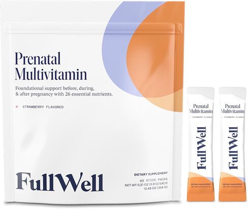 FullWell Prenatal Multivitamin Strawberry Stick Packs in Saudi Arabia