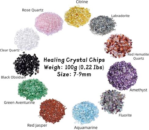 Natural Polished Green Jasper Tumbled Chips Crushed Crystal Stone, 7-9mm Healing Crystal Chips Bulk Healing Reiki Crystal Stones for Jewelry Making Home Decoration in Saudi Arabia