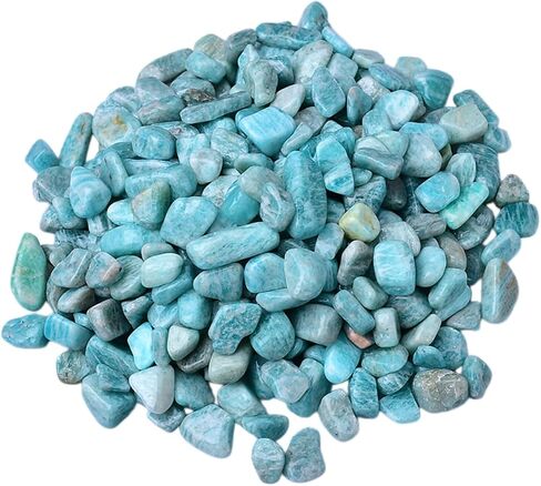 Natural Polished Green Jasper Tumbled Chips Crushed Crystal Stone, 7-9mm Healing Crystal Chips Bulk Healing Reiki Crystal Stones for Jewelry Making Home Decoration in Saudi Arabia