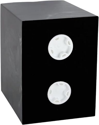 Custom Engraved Onyx Cultured Marble Book Urn for Two- Black - Companion Size - Cremation Urns for Human Ashes - Ground Burial, Home Memorial and Funeral Cremation Urn in Saudi Arabia