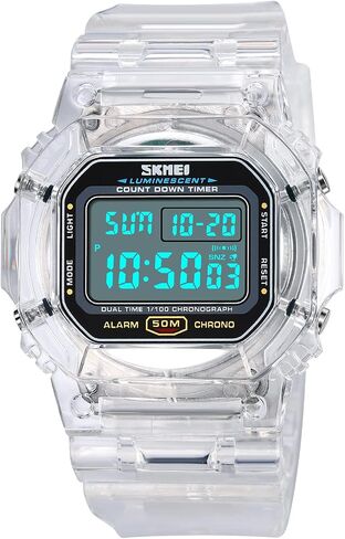 RNONDRY Womens Mens Digital Watch, Waterproof Green Watches for Men, Women's Digital Wat, Waterproof Green Watches for Men, Women's Digital Watch for Boys Girls Wrist Watch with Date Alarm & Countdown in Saudi Arabia