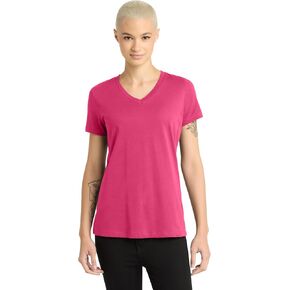 District Women's Perfect Weight V-Neck Tee - Stylish Casual Short Sleeve T-Shirt, Soft Cotton in Kuwait
