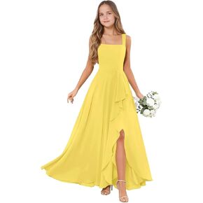 Junior Bridesmaid Dresses Ruffle Junior Bridesmaid Dress for Wedding A Line Wedding Party Gown in Saudi Arabia