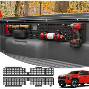 Molle Panel Compatible with 2019-2024 Dodge RAM 1500 5.7FT Short Bed Truck Bed Panel Rear Storage Organizer Cargo Shelf Rack for 2023 RAM 1500 No Classic Accessories (Side Molle Panel) in Saudi Arabia
