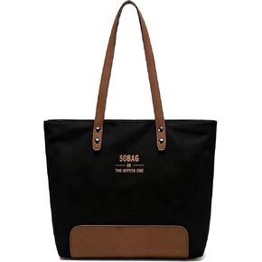 Tote Bag,Handbag for Women,Canvas With Zipper Handbag,Multiple Pockets, Perfect for Office Commute and Casual Shopping in Saudi Arabia